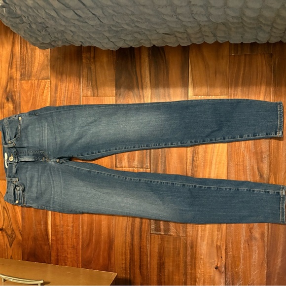 7 For All Mankind Denim - 7 For All Mankind High Waist Skinny Jeans Size 26 Blue Denim‎ (0306)